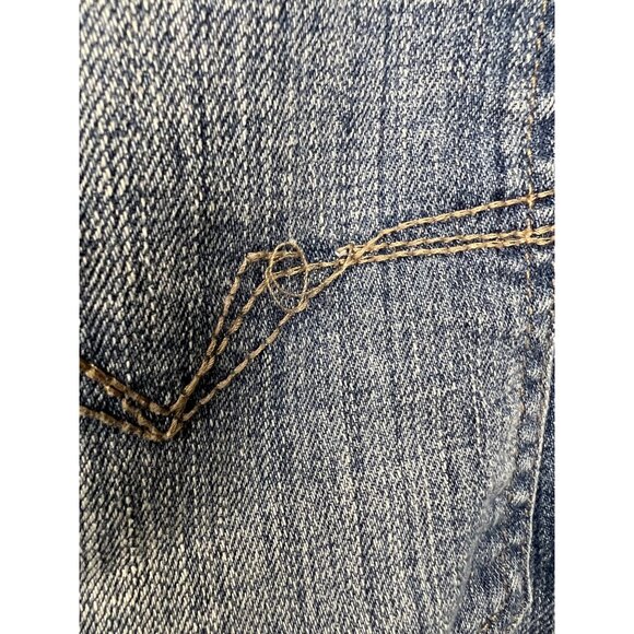 Guess Distressed Denim Jeans *Popped Stitches on Back Pocket* - Picture 7 of 13